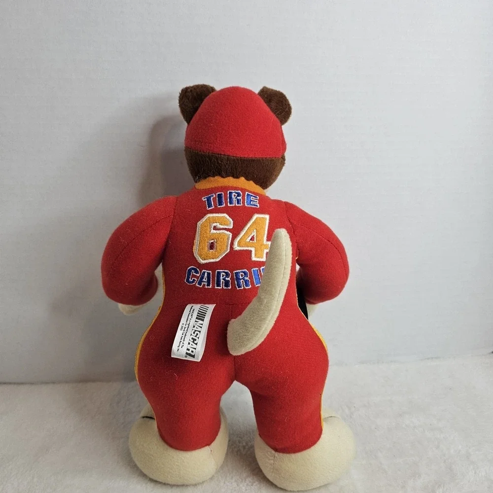 Vintage 2005 NASCAR TIRE CARRIER - RED PLUSH DOG #64